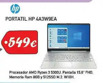 Microsshop Hp Portatil Hp 4a3w9ea oferta