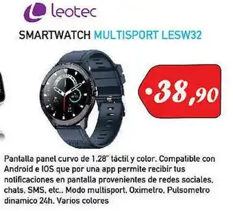 Microsshop Leotec Smartwatch Multisport Lesw32 oferta