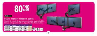 Folder Fellowes Brazos Monitor Platinum Series oferta