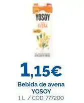 Dialsur Cash & Carry Yosoy - bebida de avena oferta