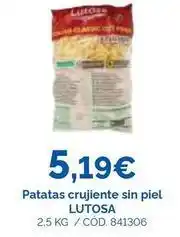 Dialsur Cash & Carry Lutosa - patatas crujiente sin piel oferta