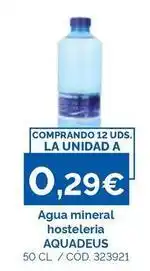 Dialsur Cash & Carry Aquadeus - agua mineral hosteleria oferta