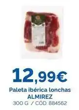 Dialsur Cash & Carry Almirez - paleta ibérica lonchas oferta
