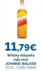 Dialsur Cash & Carry Johnnie walker - whisky etiqueta roja soul oferta
