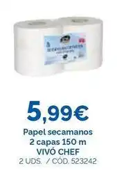 Dialsur Cash & Carry Vivo cheff - papel secamanos 2 capas 150 m oferta