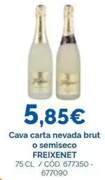 Dialsur Cash & Carry Freixenet - cava carta nevada brut o semiseco oferta