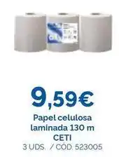 Dialsur Cash & Carry Ceti - papel celulosa laminada 130 m oferta
