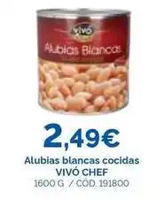 Dialsur Cash & Carry Vivo cheff - alubias blancas cocidas oferta