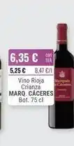 Cuevas Cash Marqués de cáceres - vino rioja crianza oferta