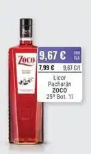 Cuevas Cash Zoco - licor pacharan oferta