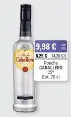 Cuevas Cash Caballero - ponche oferta
