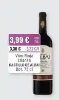 Cuevas Cash Castillo de albai - vino rioja crianza oferta