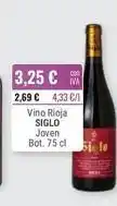 Cuevas Cash Siglo - vino rioja joven oferta