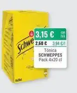 Cuevas Cash Schweppes - tónica oferta