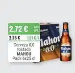 Cuevas Cash Mahou - cerveza 0,0 tostada 5 estrellas oferta