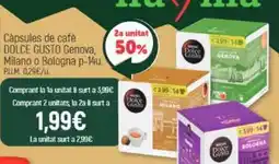 Coaliment Dolce gusto - capsules de café oferta