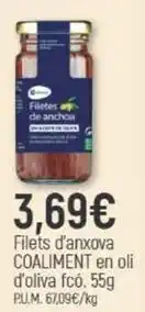 Coaliment Coaliment - filets d'anxova en oli d'oliva oferta