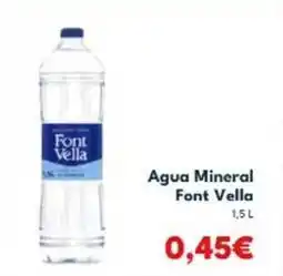Cash Unide Font vella - agua mineral oferta