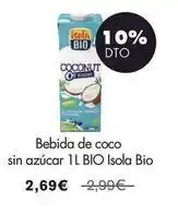 NaturaSí Isola - bebida de coco sin azúcar oferta