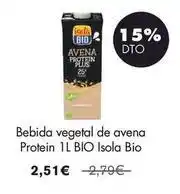 NaturaSí Isola - bebida vegetal de avena protein 1l bio oferta