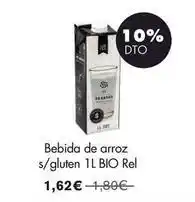 NaturaSí Bio - bebida de arroz s/gluten oferta