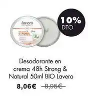 NaturaSí Strong - desodorante en crema 48h & natural 50ml bio oferta