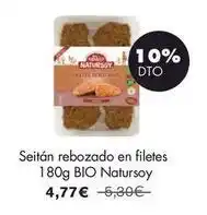 NaturaSí Natursoy - seitan rebozado en filetes oferta