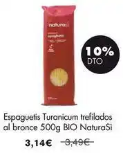 NaturaSí Natura - espaguetis turanicum trefilados al bronce oferta