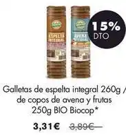 NaturaSí Bio - galletas de espelta integral oferta