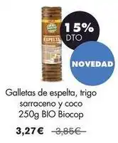 NaturaSí Biocop - galletas de espelta, trigo sarraceno y coco oferta