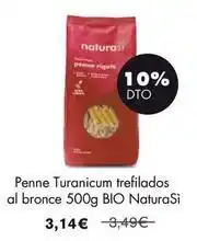 NaturaSí Natura bissé - penne turanicum trefilados al bronce oferta