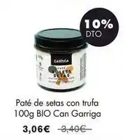 NaturaSí Bio - pate de setas con trufa oferta