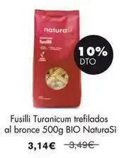 NaturaSí Natura bissé - fusilli turanicum trefilados al bronce oferta