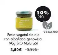 NaturaSí Natura - pesto vegetal sin ajo con albahaca genovesa oferta