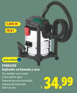 Lidl Parkside Aspirador en húmedo y seco oferta