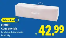 Lidl Lupilu cuna de viaje oferta