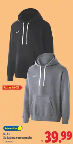 Lidl Nike sudadera con capucha oferta