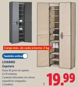 Lidl Livarno Zapatero oferta
