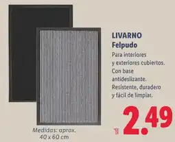 Lidl Livarno Felpudo oferta