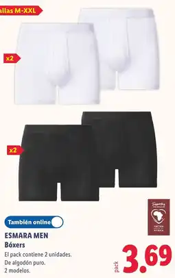 Lidl Esmara Men Bóxers oferta