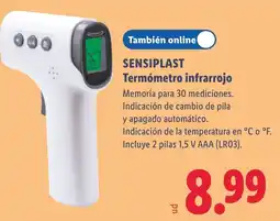 Lidl SensiPlast termómetro infrarrojo oferta
