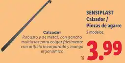 Lidl SensiPlast calzador / pinzas de agarre oferta