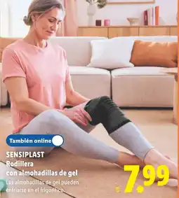 Lidl Sensiplast rodillera con almohadillas de gel oferta