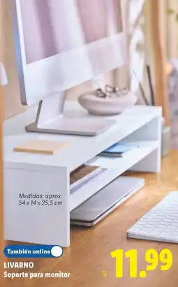 Lidl Livarno soporte para monitor oferta