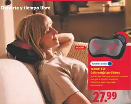Lidl SensiPlast Cojín masajeador Shiatsu oferta
