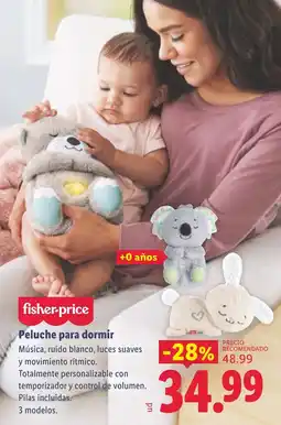 Lidl fisher-price peluche para dormir oferta