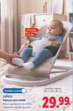 Lidl Lupilu hamaca para bebé oferta