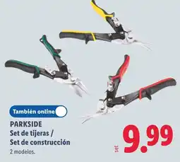 Lidl Parkside set de tijeras / set de construcción oferta