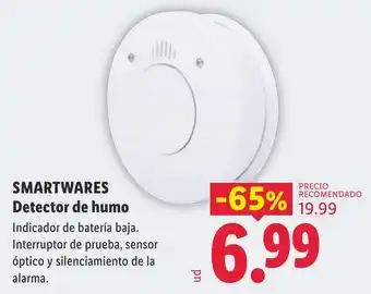 Smartwares detector de humo