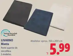 Lidl Livarno manta oferta